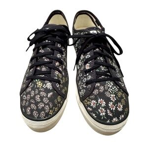 Keds Dream Foam Navy Blue Floral Print Sneakers Size 9.5